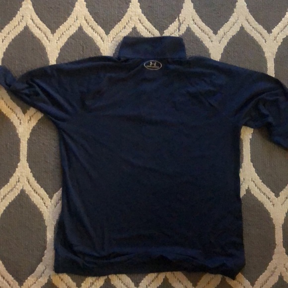UNDER ARMOR RUN Fitted 1/4 Zip Athletic Pullover - Picture 2 of 4